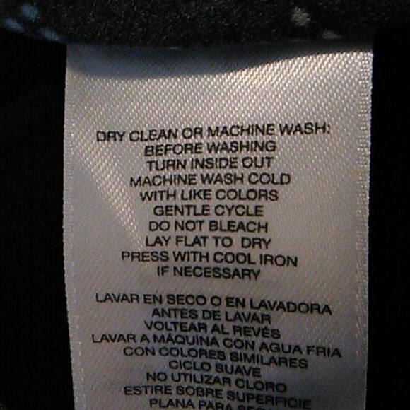 Anne Klein Black and White Wrap Top - Picture 8 of 10